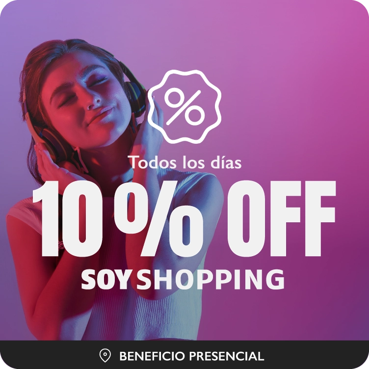 10% de descuentos todos los días con soy  en locales adheridos